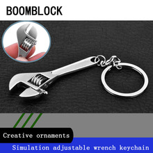 Car-Styling Stainless Steel Spanner Key chain Auto Accessories For Abarth Fiat 500 BMW E60 E36 E34 Mercedes Benz W204 Volvo XC90 2024 - buy cheap