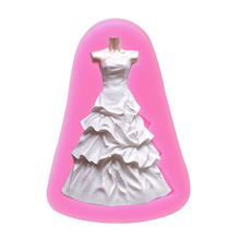 NICEYARD-accesorios de cocina para Fondant, decoración de pasteles 3D, vestido de boda, molde de pastel, herramientas de cocina, Gadgets artesanales, molde de silicona DIY 2024 - compra barato