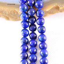 Free Shipping Natural Stone A++8MM Blue Lapis Lazuli Round Loose Beads String 15.5" (50 Beads)C004 2024 - buy cheap