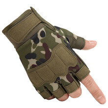 summer Outdoor Gloves Military Tactical Hunting Camouflage Camping Hiking Glove Half Finger Paintball Motorcyle Cycling Gloves 2024 - buy cheap