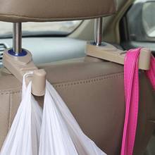 JETTING 2pcs Car Back Seat Headrest Hanger Holder Hooks Clip For Bag Purse Cloth Daily Grocery Auto Interior Accessories 2024 - buy cheap