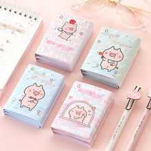 Cute Hello Piggy Wow 6 Folding Memo Pad N Times Sticky Notes Memo Notepad Agenda To Do List Bookmark Stationery Office Supply 2024 - buy cheap