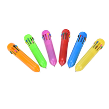 1pc new 10 Colors Multifunction 10-in-1 Creative Cute Cartoon Ballpoint Pen Pressed Oil Color Personalized Stationery 2024 - buy cheap