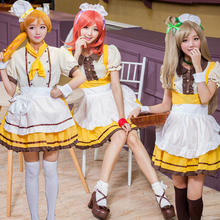 Love Live Teatime Series All Member Pastry Chef Maid Cosplay Costume Nozomi Hanayo Umi Maki Kotori Nico Rin Women Costume Dress 2024 - buy cheap