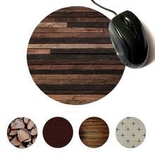 MaiYaCa Vintage Wood Plank Customized laptop Gaming Lockedge mouse pad round mouse pad 20x20 cm 2024 - buy cheap