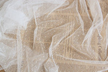 Tela de encaje de tul para boda, tejido blanco de malla y encaje, bordado, 4 yardas 2024 - compra barato