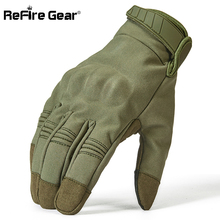 Guantes de camuflaje de combate del ejército de ReFire Gear para hombre, guantes tácticos de dedo completo, guantes militares de tiro de Paintball, SWAT 2024 - compra barato