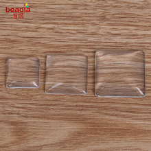 Cabochão quadrado de vidro 3d 20 25 30mm 10 partes, resina transparente para olheiras adesivas, cola sem adesivos, pontos para garrafa, tampas, artesanato diy 2024 - compre barato