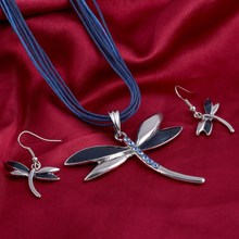 Zoshi conjunto de joias femininas, conjunto de joias com colar com esmalte, brincos de quatro cores, colar de destaque fashion 2024 - compre barato