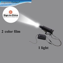 55W LED Rotating and Static Adjustable Gobo Advertising Logo Projector Light (1 Light + 1 Two Colors Film) 2024 - buy cheap