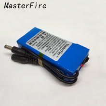 Masterfire-bateria de lítio recarregável, portátil, super 12v, 3000mah, pacote de baterias de íon-lítio, para câmeras de cctv 2024 - compre barato