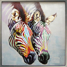 Modern Abstract Handpainted Zebra Animal Oil painting On Canvas Wall Pictures For Living Room Wall Art Home Decor wedding gift 2024 - buy cheap