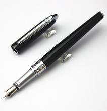 Лучшие цены! Перьевая ручка PICASSO 605, высокое качество, чистый черный, 0,5 мм, для учебы, бизнеса, для авторучки, подарки, Декор, для руководства Caneta 2024 - купить недорого