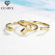 CC Rings For Women Adjustable Simple Ring Personality Cubic Zirconia Joint Bijoux Ladies Jewelry Anillos Mujer CC1509 2024 - buy cheap