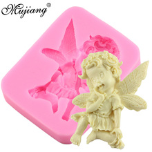 3D Angel Silicone Mold Cake Decoration Candy Chocolate Craft Tools Candle Molds DIY Process Mould Kitchen Baking Moulds 2024 - buy cheap