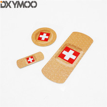 3PCS Band Aid Wood Motorcycle Bike Helmet Stickers Reflective Truck Auto Body Car Styling Decal 2024 - buy cheap