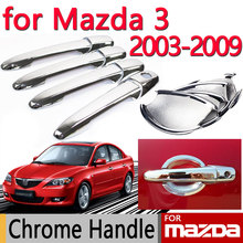 for Mazda 3 2003-2009 Accessories Chrome Door Handle Axela 2004 2005 2006 2007 2008 Sedan Hatchback Car Sticker Car Styling 2024 - buy cheap