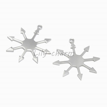 5pcs/lot Star of Chaos Pendant Stainless steel Emblem Amulet Talisman Arms of Chaos Sign Charm pendant 25mm 2024 - buy cheap
