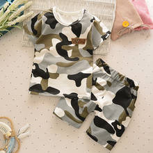 BibiCola children fashion summer baby boys clothing sets kids 2pcs camouflage sport suit clothes sets infant boys tracksuit set 2024 - buy cheap