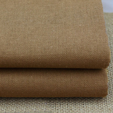 100*140cm plain cotton linen material for clothing natural linen fabric coffee 2024 - buy cheap