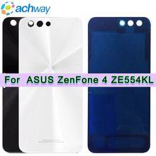 Nueva carcasa trasera para batería ZE554KL para ASUS Zenfone 4 ZE554KL, carcasa trasera para batería, carcasa trasera, piezas de repuesto en blanco y negro 2024 - compra barato