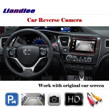 Liandlee-cámara de marcha atrás para coche Honda Civic, dispositivo de visión trasera, HD, CCD, compatible con pantalla de fábrica, 2011-2015 2024 - compra barato
