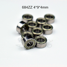 684zz 4*9*4mm 10pieces bearing Metal sealed  free shipping  ABEC-5 chrome steel miniature bearings hardware Transmission Parts 2024 - buy cheap