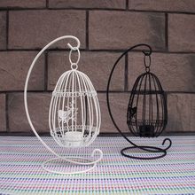 Beautiful Birdcage Iron Candlestick Decorative Tealight Metal Candle Holders Creative Wedding Products Gifts Sconce 2024 - buy cheap