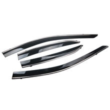 BBQ@FUKA New Styling Accessories ABS 4 PCS Rain Guard Window Sun Shade Visor Wind Strip Deflector For Toyota Camry 2018 2024 - buy cheap