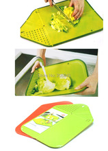 5PCS/LOT  multi-function Drip Water FieldsKit Fold Cut Chopping board   RINSE & CHOP Fold Cut Chopping board 2024 - buy cheap