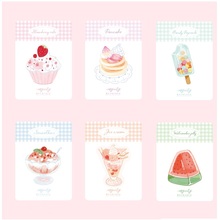 24 pcs/Lot Summer sticky note Cute watermelon Water ice lolly popsicle sticker planner diary Stationery items Office School F597 2024 - buy cheap