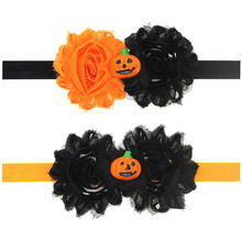 MAYA STEPAN-accesorios para la cabeza para bebé recién nacido, diadema de cuerda para el pelo, bandana de calabaza para Halloween, 1 pieza 2024 - compra barato