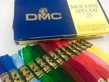 Fio de bordado oneroom francês dmc fio de bordado-447 peças cores velhas + 16 peças novas cores 2024 - compre barato