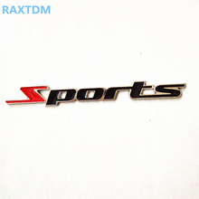 3D Metal Car Stickers Sport for Mitsubishi Asx Outlander Lancer EX Pajero Evolution Eclipse Grandis 2024 - buy cheap