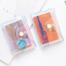 Laser Transparent 36 Bits RFID ID Credit Card Holder Women Men Business Card Holder Card Case Passport Bag Card Wallet Purse 2024 - buy cheap