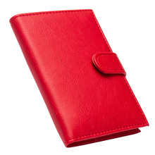 Russian Complex Buckle Solid Color Pu Leather Passport Holder Built In Rfid Blocking Protect Personal Information 2024 - buy cheap