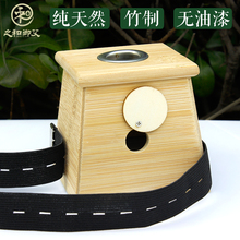 single hole bamboo moxibustion box monocular moxibustion massage quipment SZ 2024 - buy cheap