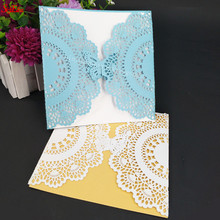 1/10/30pcs Wedding Invitations Card Name Cards Laser Cut Elegant Wedding Invitations Cards Birthday Party Cards Wedding cards 5Z 2024 - buy cheap