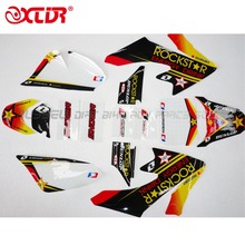 RRockstar GRAPHICS DECAL STICKERS Kits For Honda CRF50 CRF50F STYLE Pit Dirt bike 2024 - buy cheap