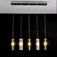 Modern Minimalist Restaurant Crystal Pendant Light 5 Heads / 8 Heads Creative Crystal Pendant Light Bar Lamp Dining Room Lamps 2024 - buy cheap