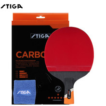 Stiga-raqueta de tenis de mesa profesional, accesorio deportivo de carbono, 6 estrellas, raquetas, palo de Ping Pong, granos 2024 - compra barato