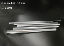 Eje lineal cromado para sistema de deslizamiento lineal CNC XYZ table, diámetro 20mm-200mm, 2 unidades 2024 - compra barato