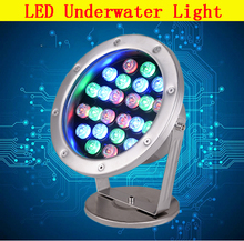 10pcs/lot 12v/24v 12w 15W 18W 36w IP67 waterproof rgb led underwater lights swimming pool fountain aquarium fish tank pond lamp 2024 - buy cheap