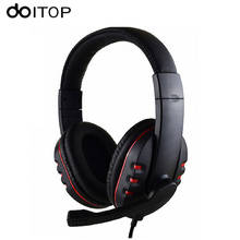 DOITOP 3.5mm Wired Game Headphone Stereo Headband headset Hand-free Games Earphones with Mic Gaming Headset For PS4 PC Mac #3 2024 - buy cheap