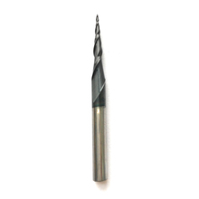 1pc HRC55 R0.25*D4*15*50L*2F Tungsten solid carbide Coated Tapered Ball Nose End Mills taper and cone endmills 2024 - buy cheap