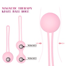 Safe Silicone Smart Magnetic Ball Kegel Ball Ben Wa Ball Vagina Tighten Exercise Machine Vaginal Geisha Ball Sex Toys for Women 2024 - buy cheap