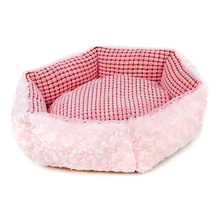 Soft Dog Pink House Bed Pet Cat Dog Nest Round Pet Cat Blanket Sofas Warm Dog Kennel Chihuahua House Beds Pet Products 2024 - buy cheap