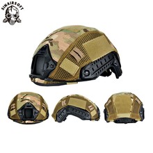 Capa tática para capacete de paintball, proteção rápida para capacete de airsoft, equipamento de jogo de guerra, para bj pj mh, circunferência de cabeça 52-60cm 2024 - compre barato