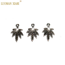 Wholesale 10/20/50 PCS Maple Leaf Zinc Alloy Charms DIY Fashion Pendant Bracelet Necklace Earring  For Jewelry Making 13*19mm 2024 - buy cheap