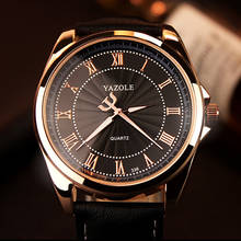 YAZOLE Quartz Watch Men Top Brand Luxury 2021 Watches Clock Wrist Watch Quartz-Watch Hodinky Relogio Masculino erkek kol saati 2024 - buy cheap